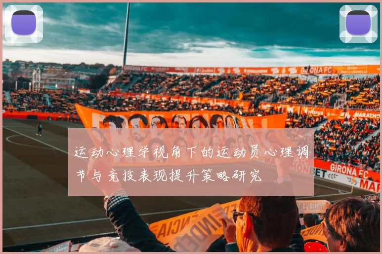 运动心理学视角下的运动员心理调节与竞技表现提升策略研究